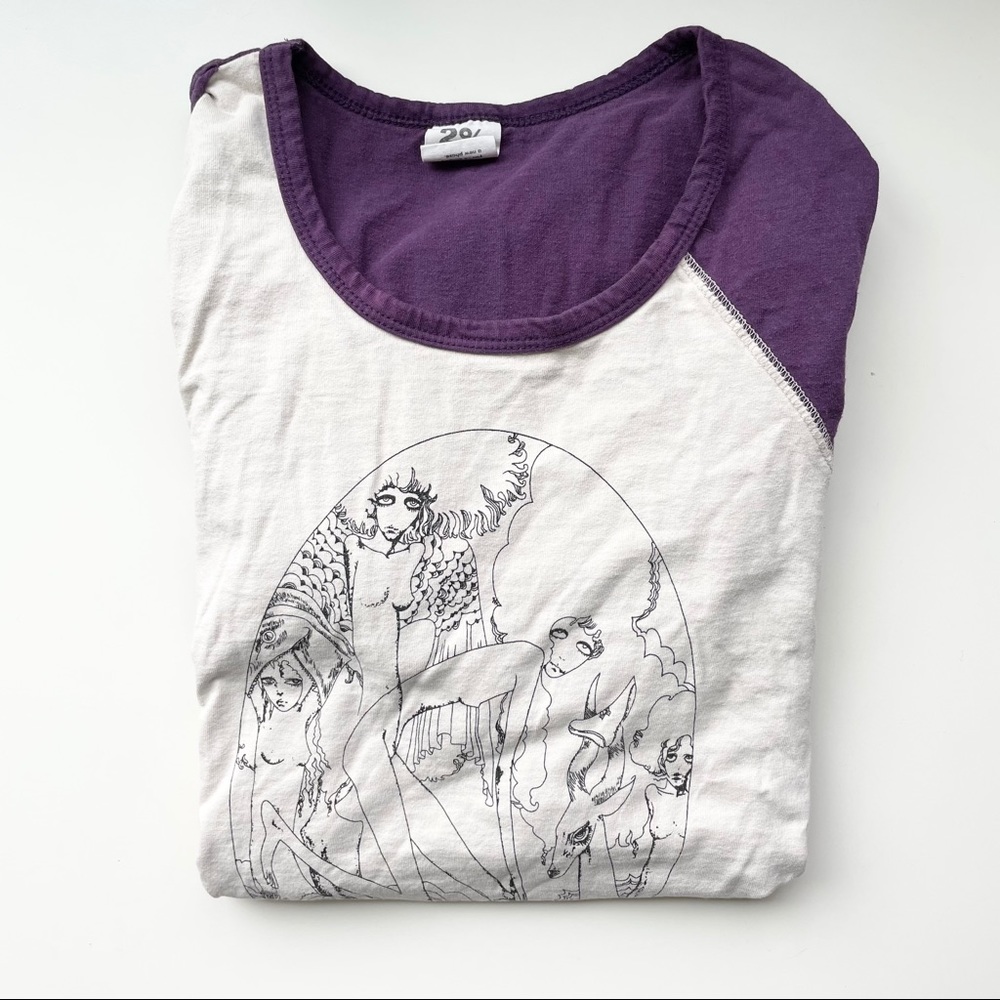 🔮Purple Dreams Graphic Mid Sleeve Tee - Picture 2 of 9